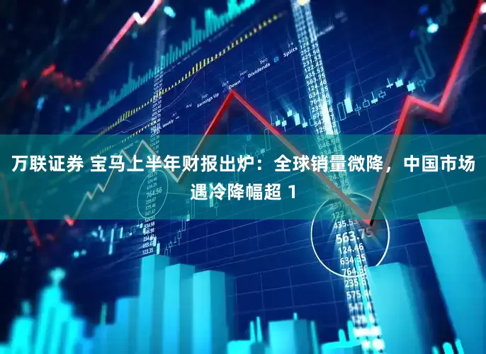 万联证券 宝马上半年财报出炉：全球销量微降，中国市场遇冷降幅超 1